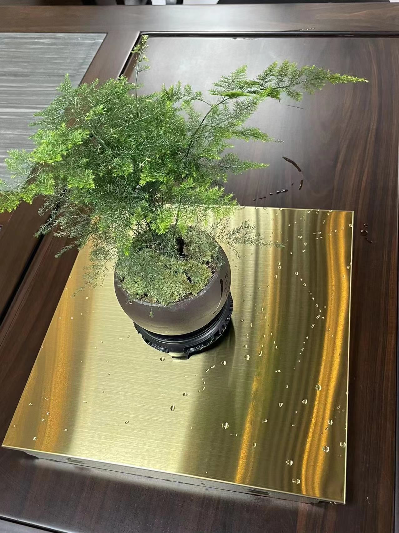 金霸泰 黑钛 不锈钢扣板 火锅原料生产防油污吊顶 包工包料