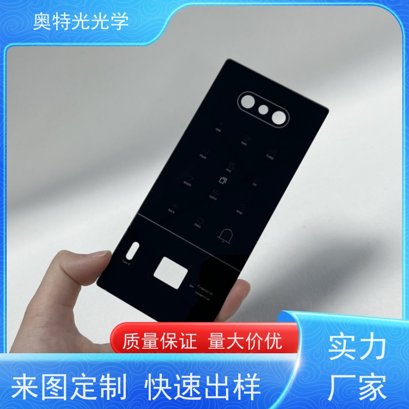 智能丝印面板钢化玻璃镭雕加工异形钻孔定制 康宁玻璃高硼硅供应