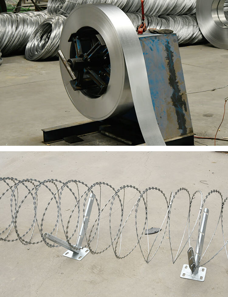 看守所滚刀刺120g刀片刺网高锌刺丝滚笼颜色