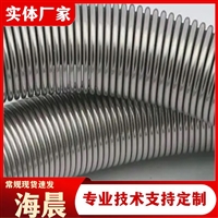 渗水弹簧钢管 桥梁工程排水用圆钢304H弹簧透水管 海晨