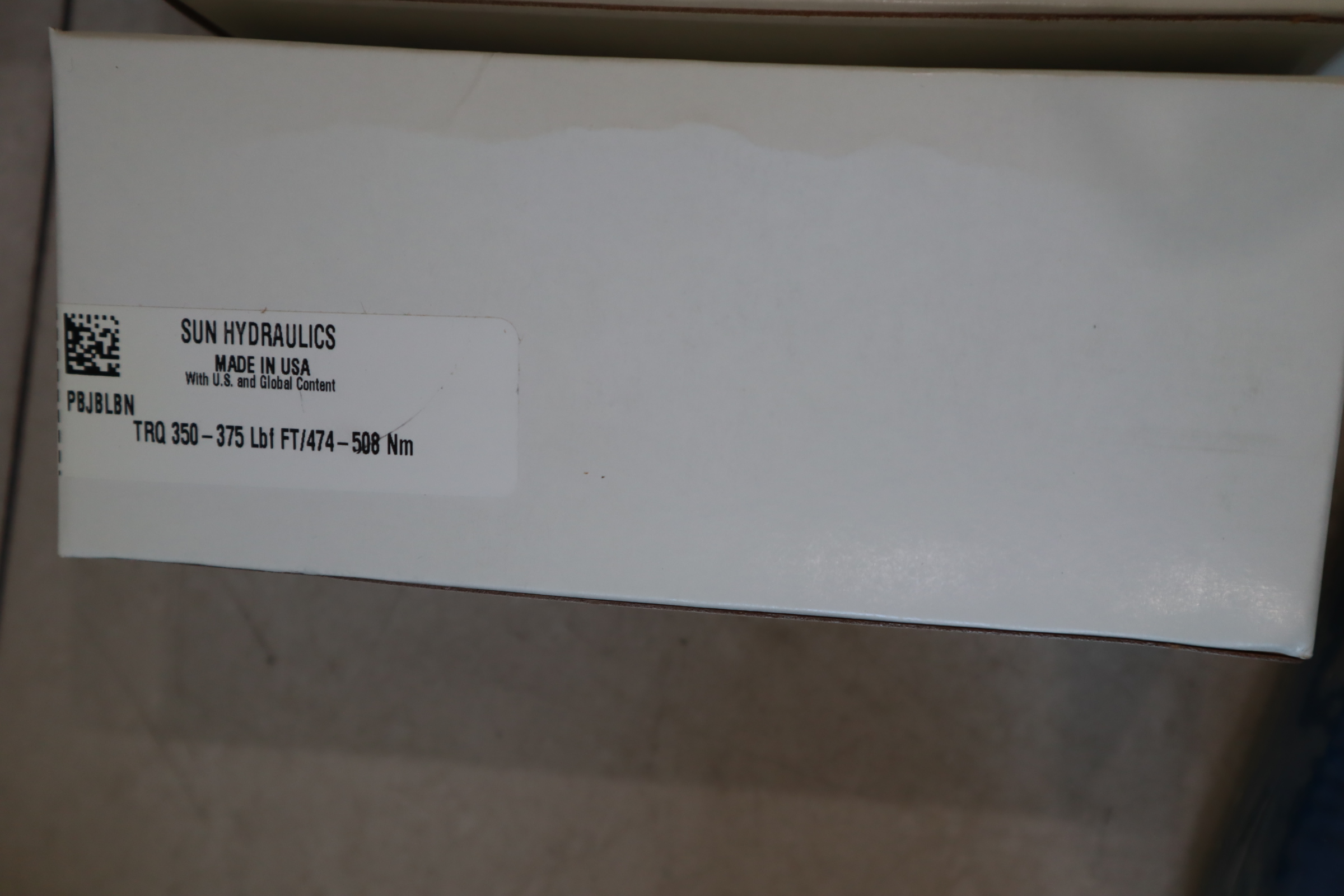 PBJBLBN TRQ 350-375 LBF FT/474-508 NM 美国SUN太阳插装阀