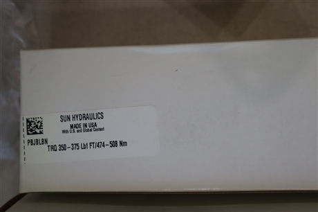 PBJBLBN TRQ 350-375 LBF FT/474-508 NM 美国SUN太阳插装阀