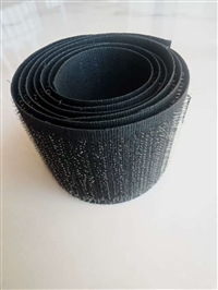 耐高温400度防火阻燃不锈钢金属钩芳纶毛魔术贴粘扣带用于核电站