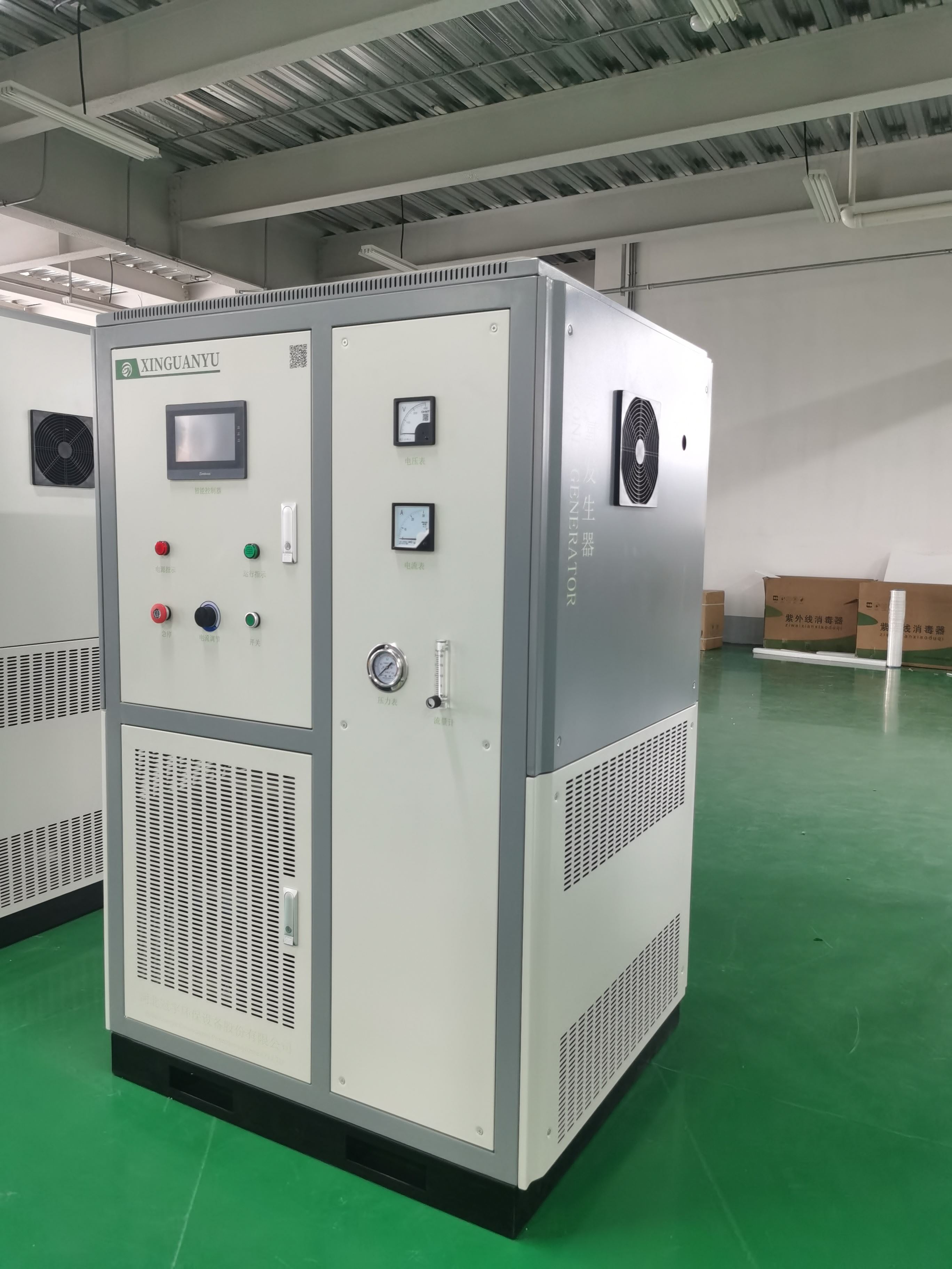 河 北冠宇臭氧发生器氧气源海水养殖消毒强氧化供应