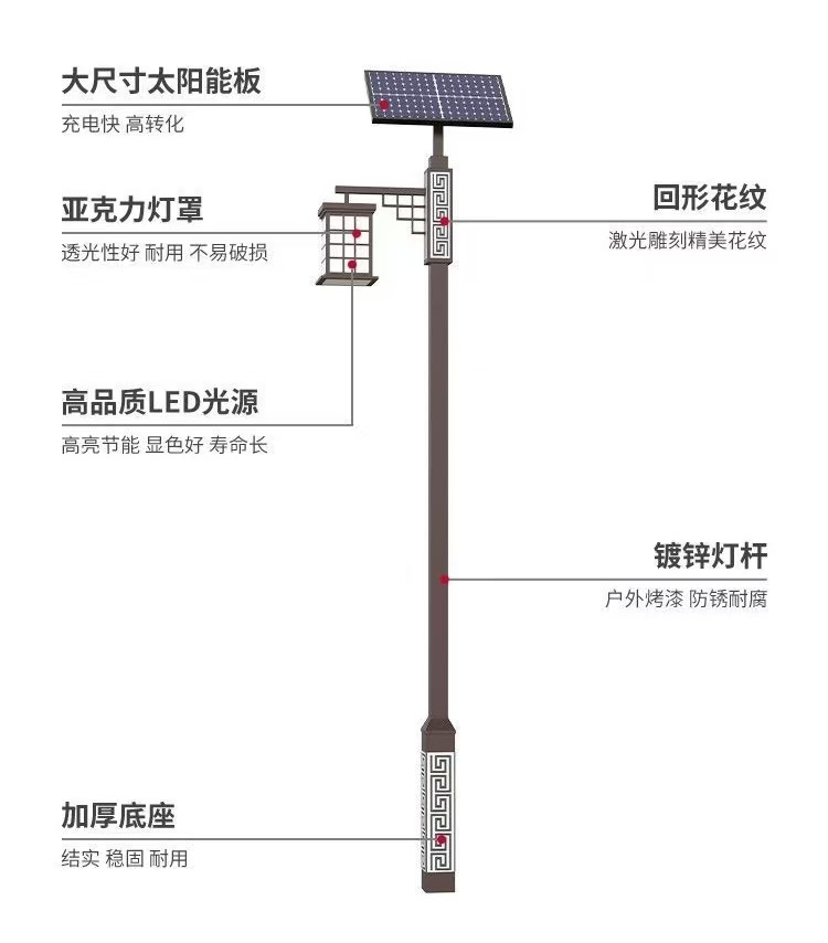 太阳能灯笼庭院灯