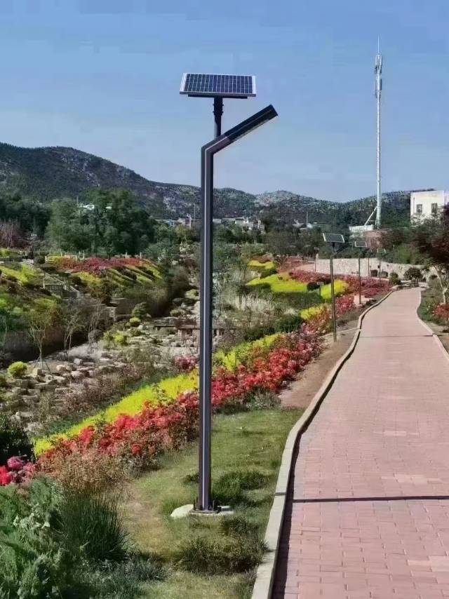 太阳能7字庭院灯