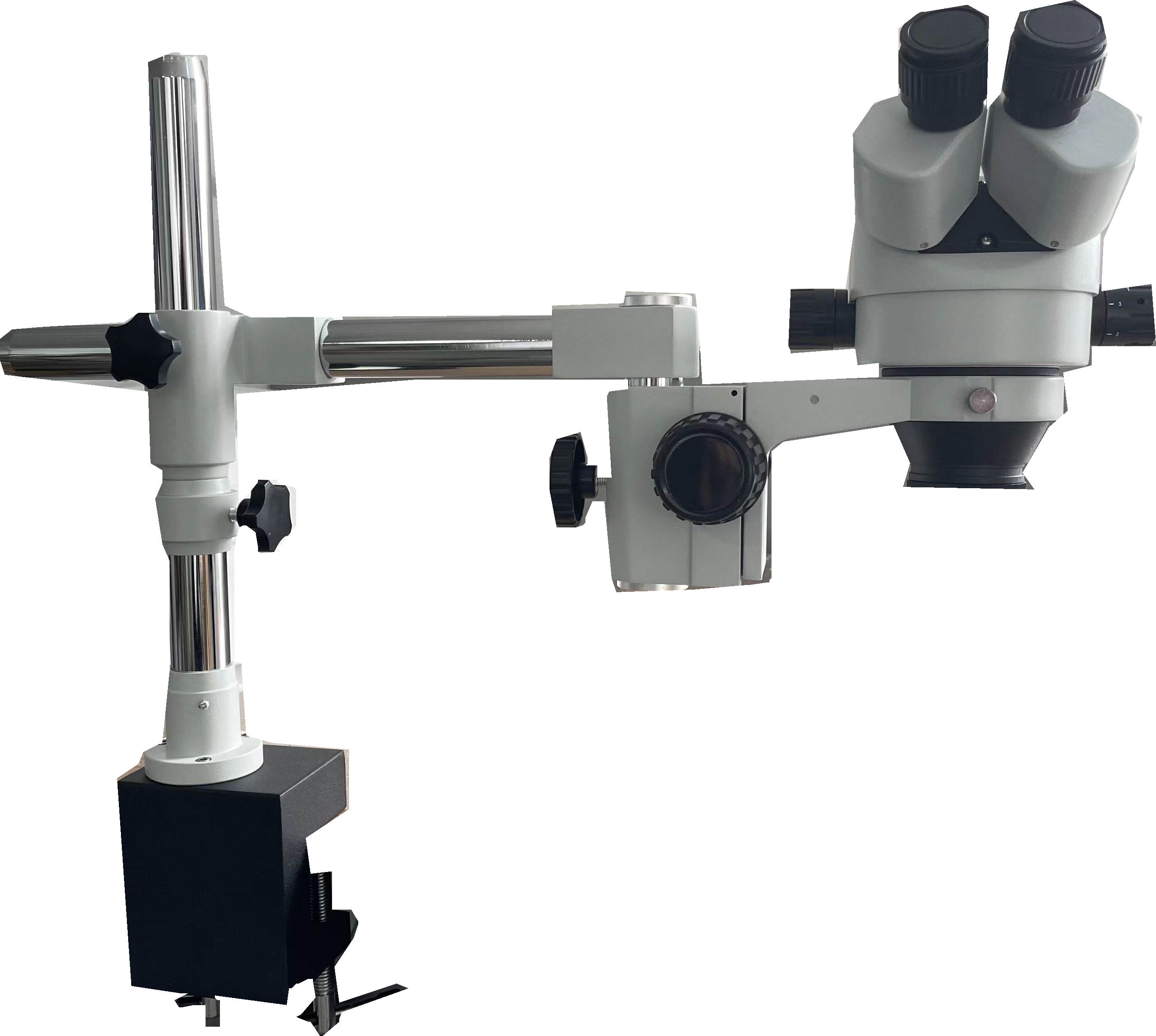 双目体视显微镜 、解剖、焊缝熔深、立体观察，万能支架，桌夹式