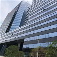 透明太阳能光伏幕墙 防水坚固 薄膜发电玻璃外墙 设计安装