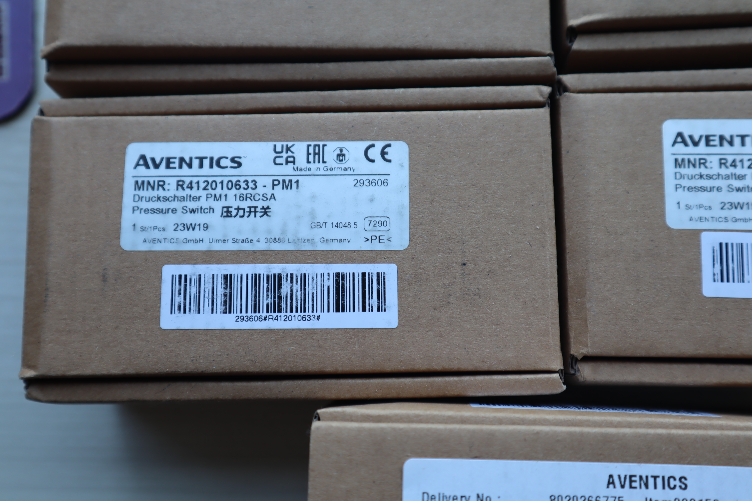 R412010633 -PM1 德国安沃驰AVENTICS气动阀压力开关