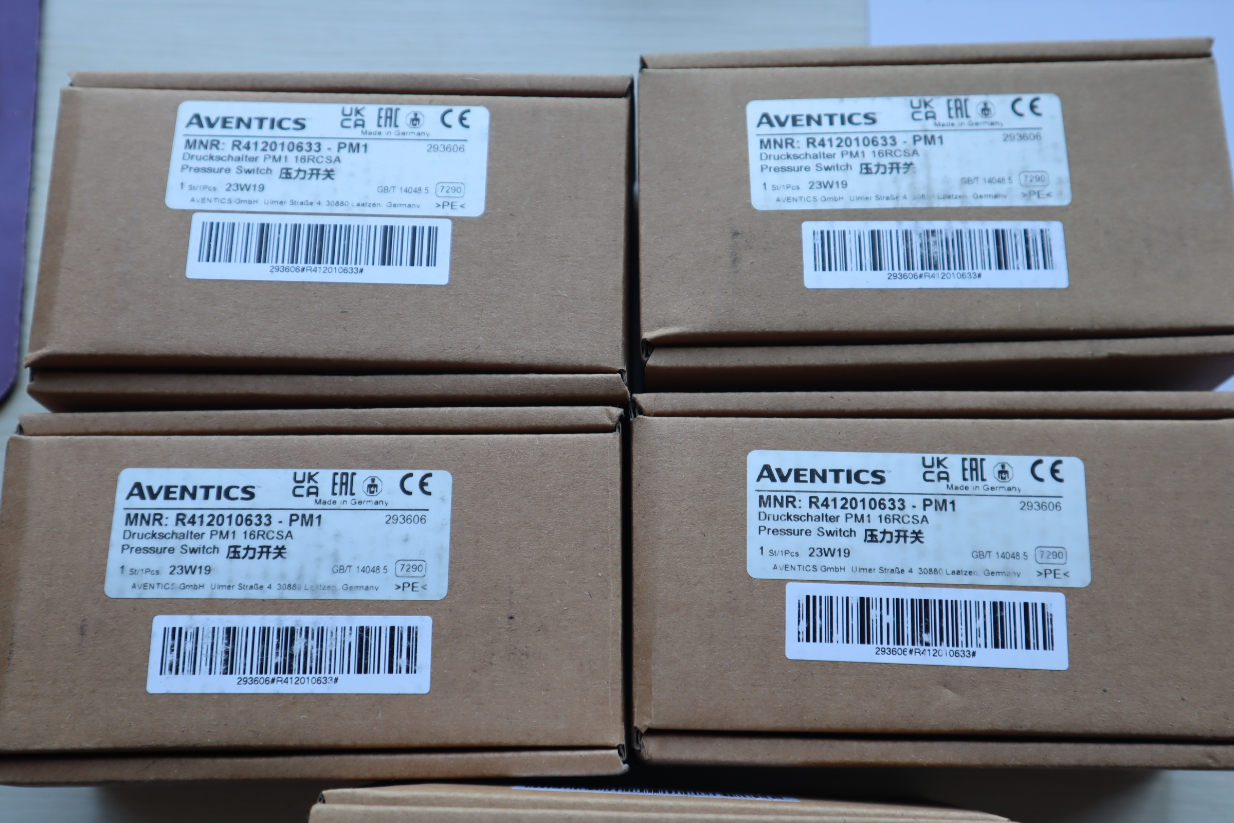 R412010633 -PM1 德国安沃驰AVENTICS气动阀压力开关