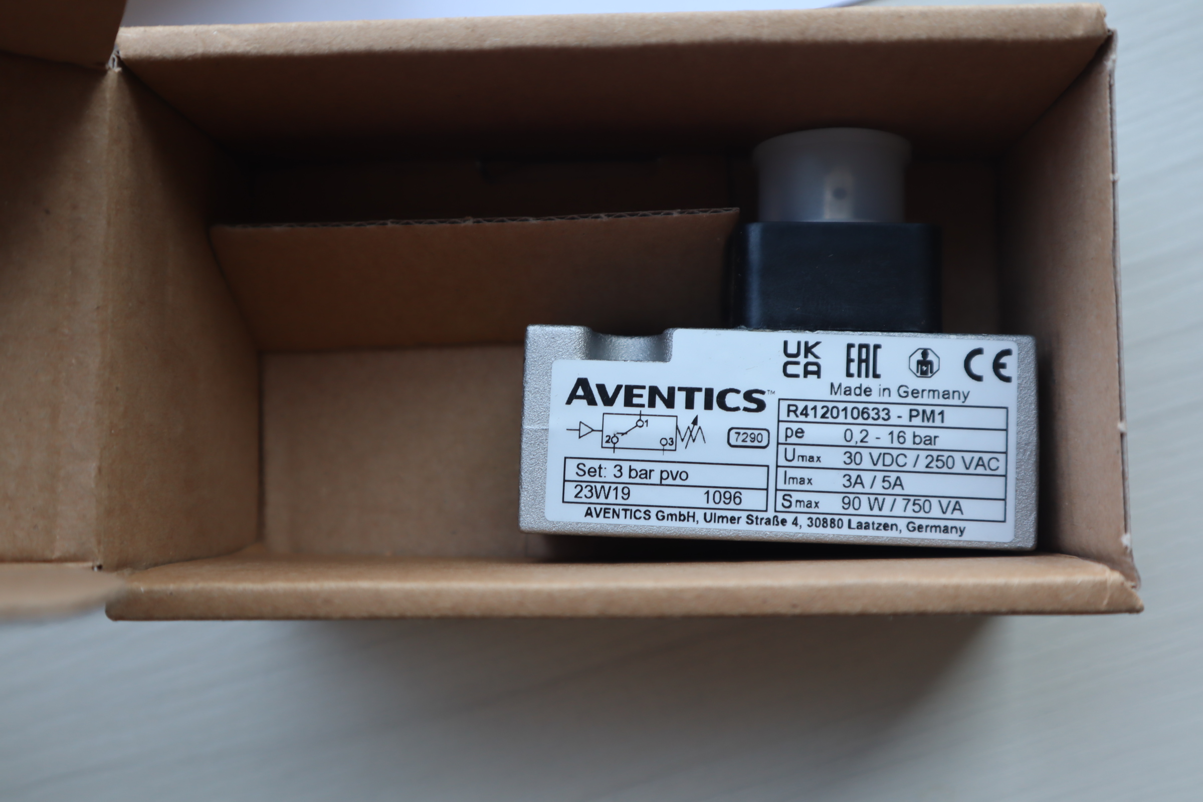 R412010633 -PM1 德国安沃驰AVENTICS气动阀压力开关