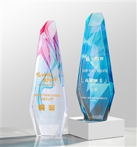 佛山本地奖杯定制 水晶工艺品 教师员工表彰奖牌定做