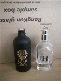 加工定制玻璃香水瓶 出口玻璃香水瓶