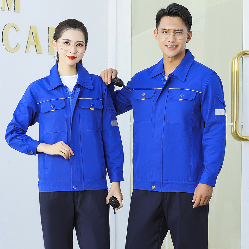 纯棉厚纱卡工作服工装 秋冬工衣厂服生产厂家 根据不同工种定制
