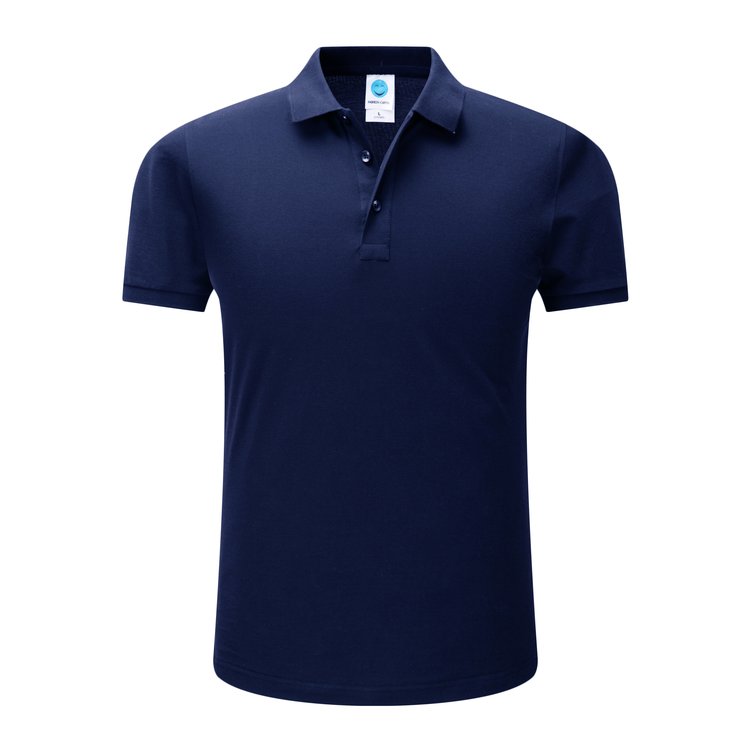 商务翻领短袖POLO 夏装工作服 多色透气快干面料