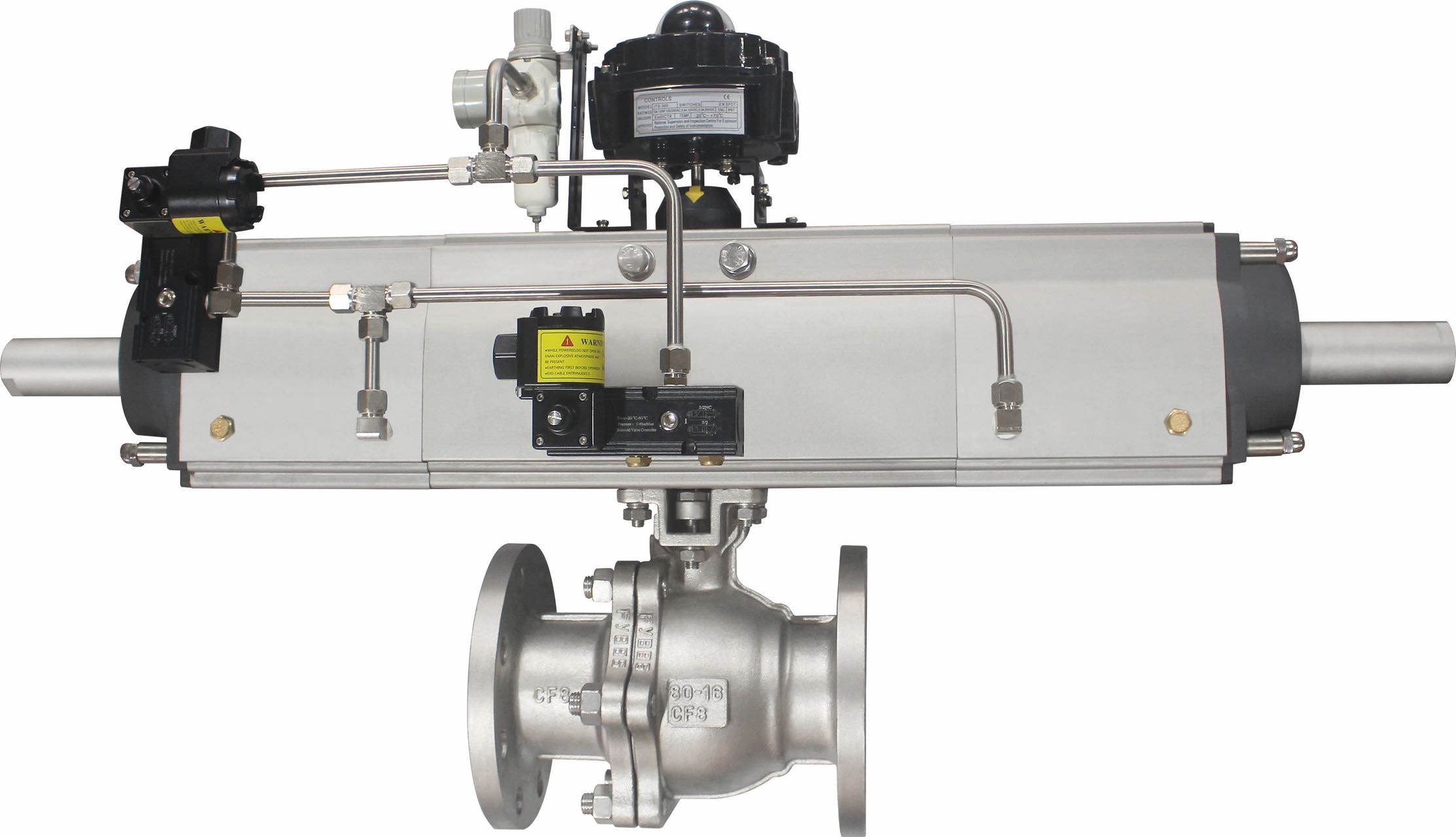 三段式气动球阀