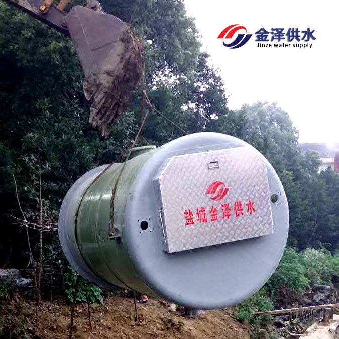 玻璃钢筒体 一体化预制泵站 农业灌溉 滨海县 耐酸碱