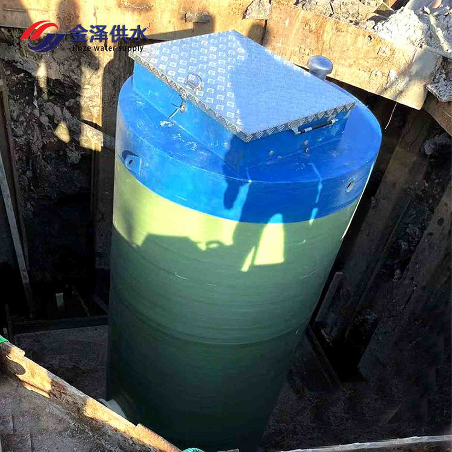 玻璃钢筒体 宜兴市 良好的密封性能 一体化泵站 农业灌溉