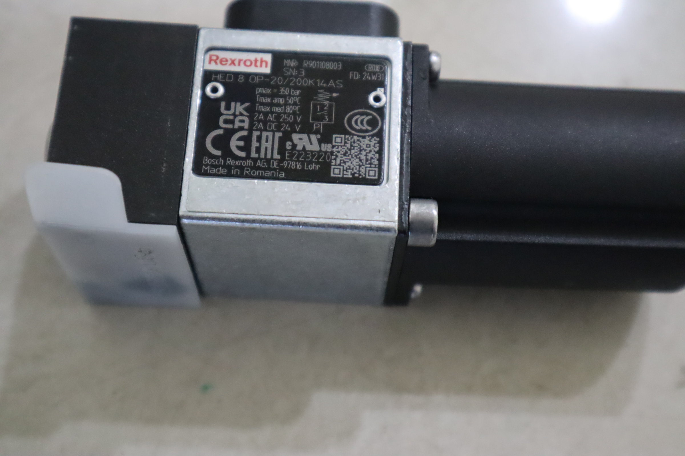 HED8OP-20/200K14AS R901108003 力士乐REXROTH压力继电器压力开关