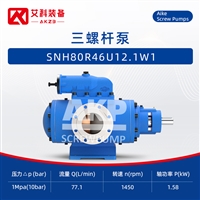 SNH80R46U12.1W1三螺杆泵水泥厂立磨机润滑油泵齿轮油输送泵