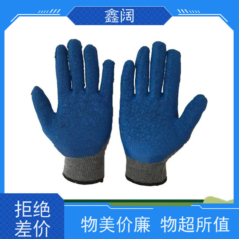 抗静电型鑫阔线皱劳保手套 透气线纱劳保手套 电子装配防尘防油