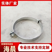 扁铁吊线抱箍通信电力铁附件热镀锌拉线电线杆单双吊线 海晨