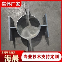 扁铁扁钢管夹 电线杆双半圆 广告牌 管道卡箍水管电缆抱箍 海晨