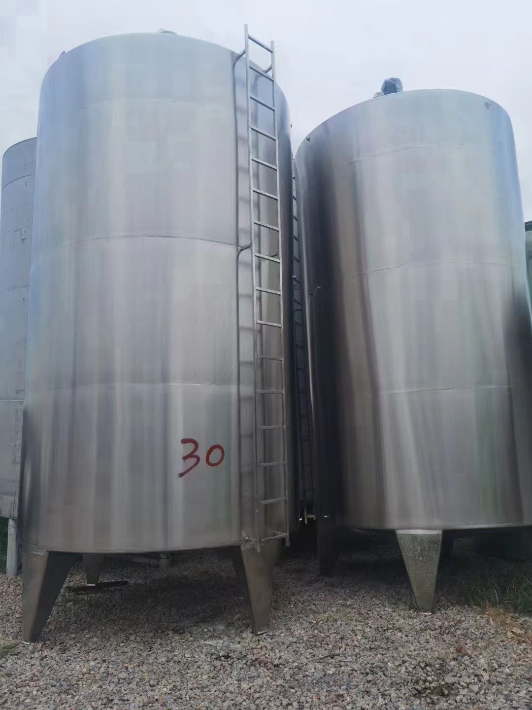 二手不锈钢卧式储罐 物流输运 50立方 壁厚6mm 密封性好 友聚