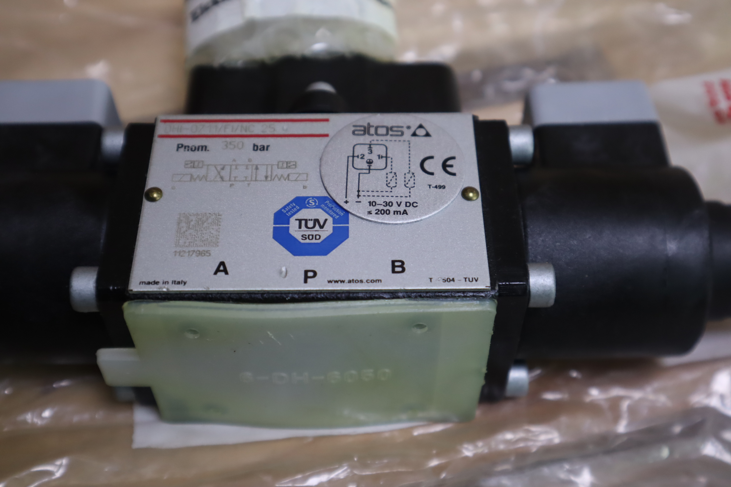 DHI-0711/FI/NC 25 意大利阿托斯ATOS防爆电磁阀 6通经意大利产