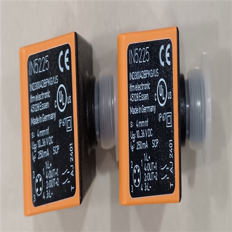 IFM全金属电感式接近开关II502A配线EVC005