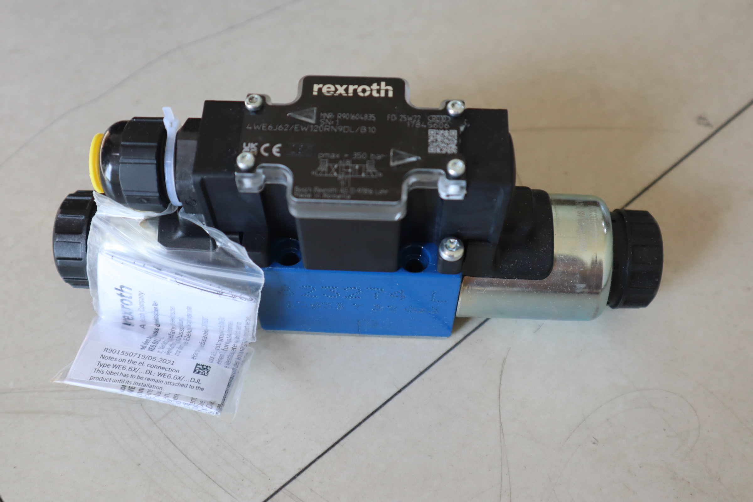 4WE6J62/EW120RN9DL/B10 R901604835 德国力士乐REXROTH电磁阀