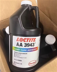 乐泰3943UV胶 进口LOCTITE AA3943紫外线固化剂 无影胶1L