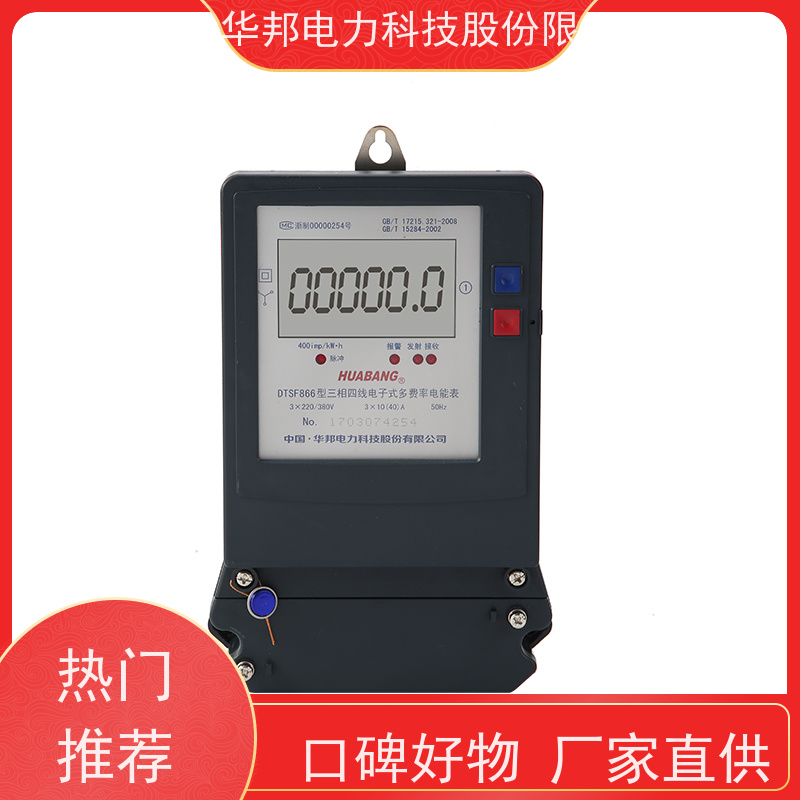 华邦电表厂家 三相高压 DTS866无线远传电能表 具备RS-485通信接口