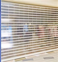 惠州商场电动水晶卷闸门  磨砂透明可选  