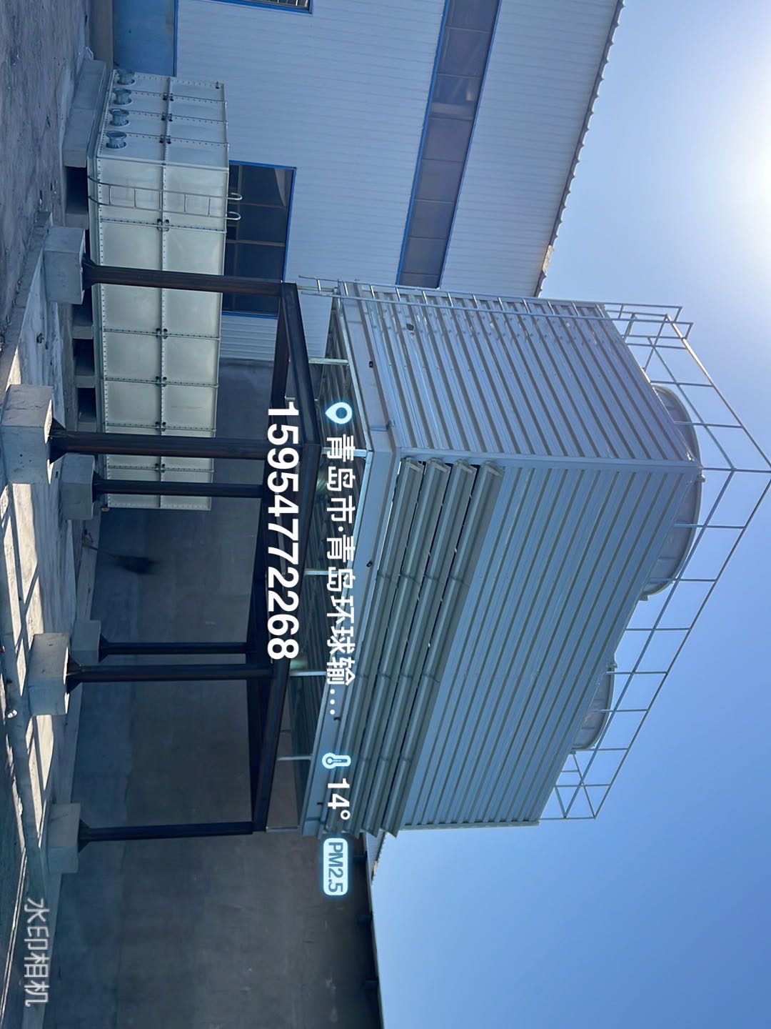 方形逆流玻璃钢冷却塔