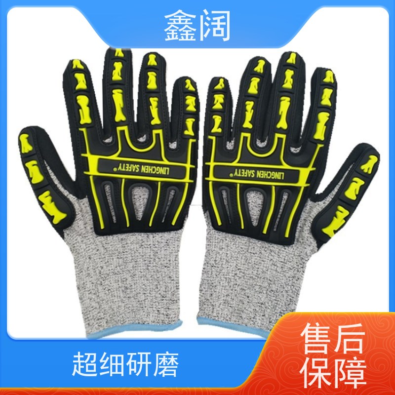 护手更专业 鑫阔抗冲击手套 防冲击手套（防撞工作手套） PU强化指尖+弹性袖口 物流/仓储场景推荐 抗冲击手套 防冲击手套防滑防刮