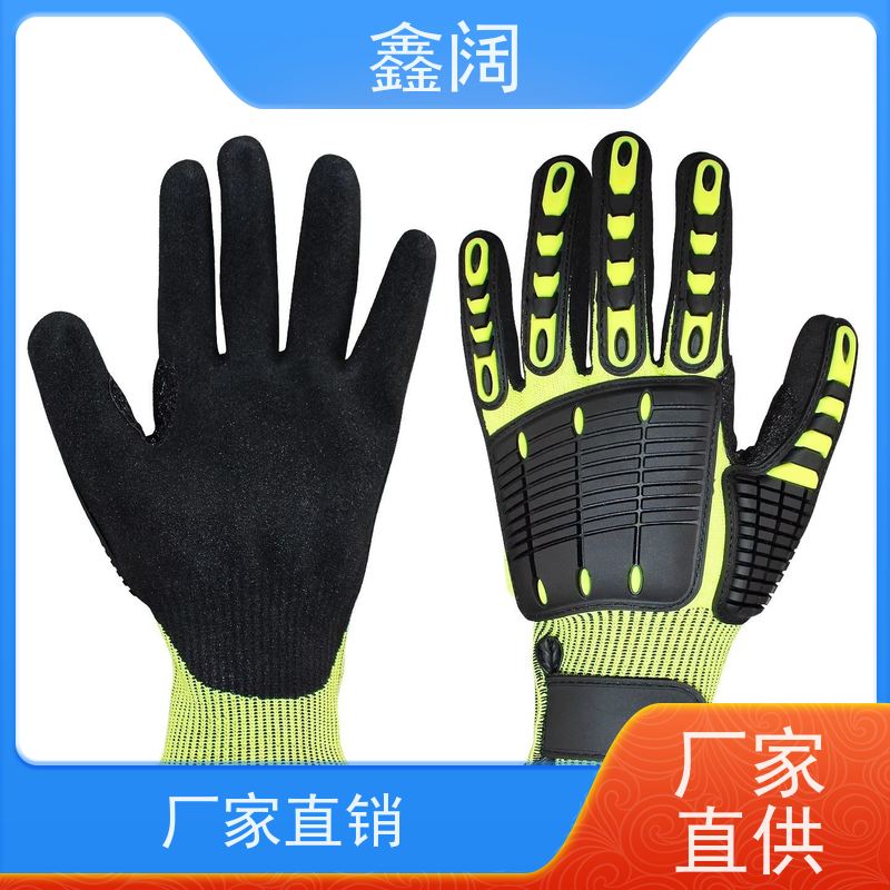 坚韧耐冲击 鑫阔抗冲击手套 防冲击手套（抗震防砸手套） 芳纶纤维+减震凝胶 建筑/搬运场景必备 抗冲击手套 防冲击手套抗撕裂