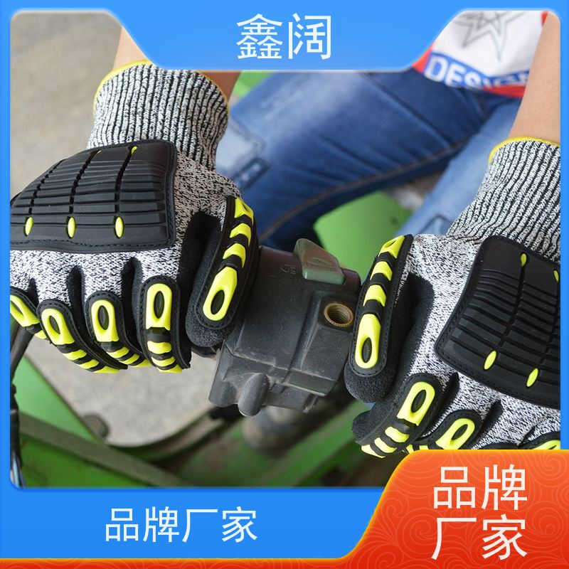 专业级防护 鑫阔抗冲击手套 防冲击手套（防砸抗震手套） 芳纶纤维+缓冲层 物流/矿山场景推荐 抗冲击手套 防冲击手套抗压防刺