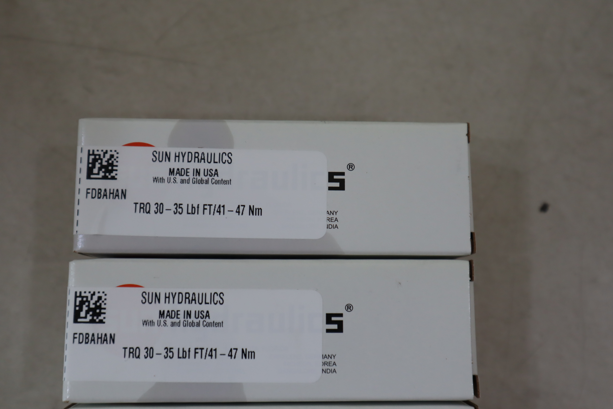 FDBAHAN TRQ30-35LBF FT/41-47NM 美国SUN太阳插装阀