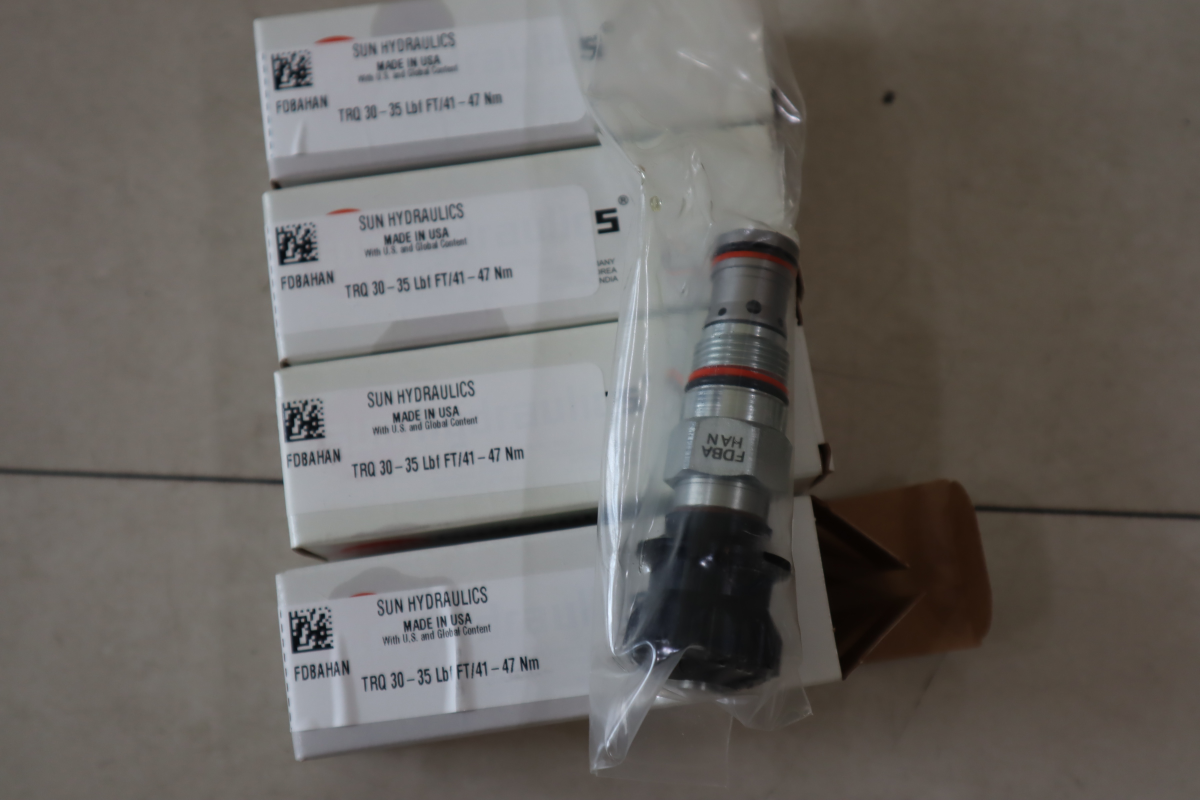 FDBAHAN TRQ30-35LBF FT/41-47NM 美国SUN太阳插装阀