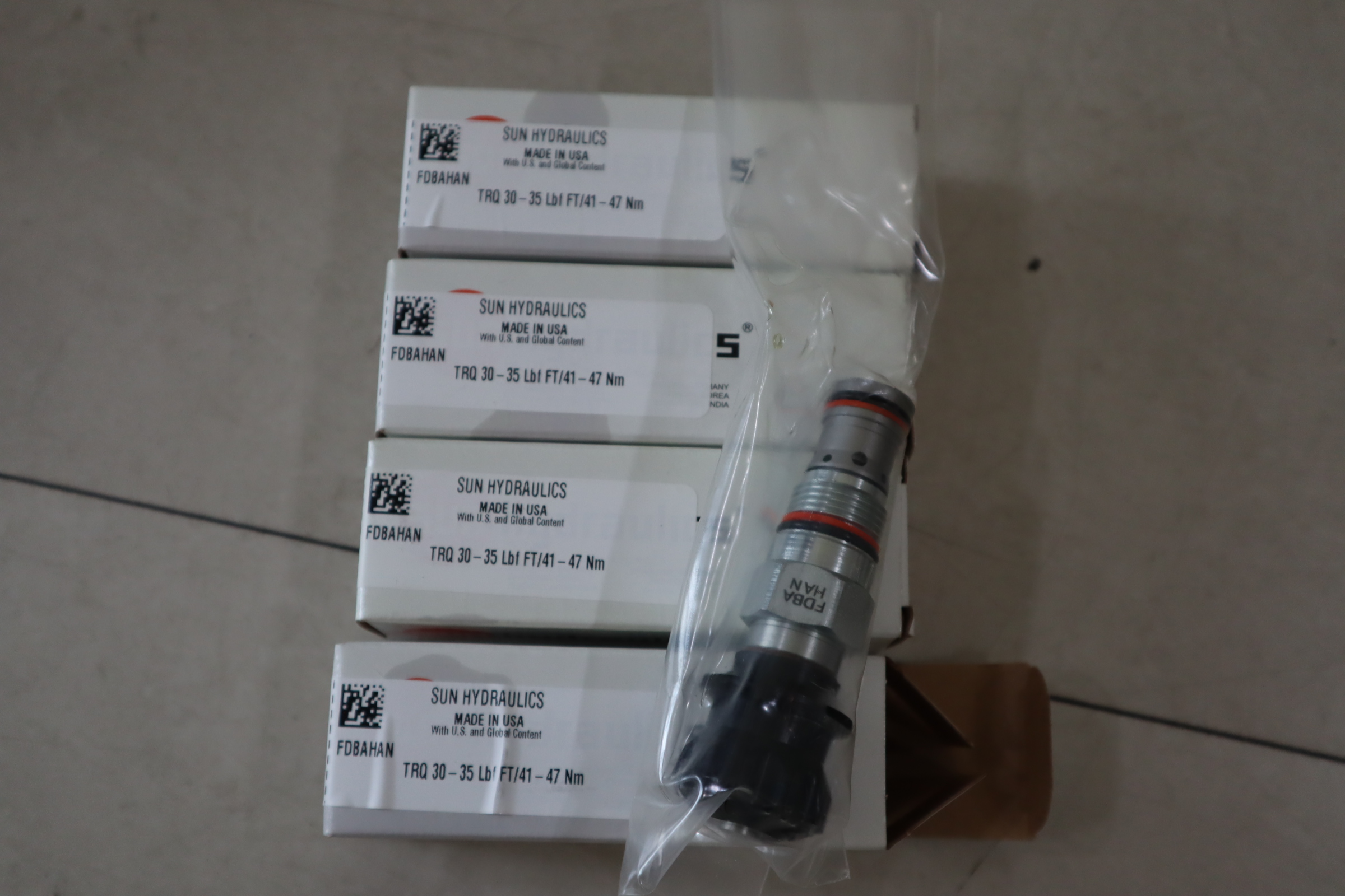 FDBAHAN TRQ30-35LBF FT/41-47NM 美国SUN太阳插装阀