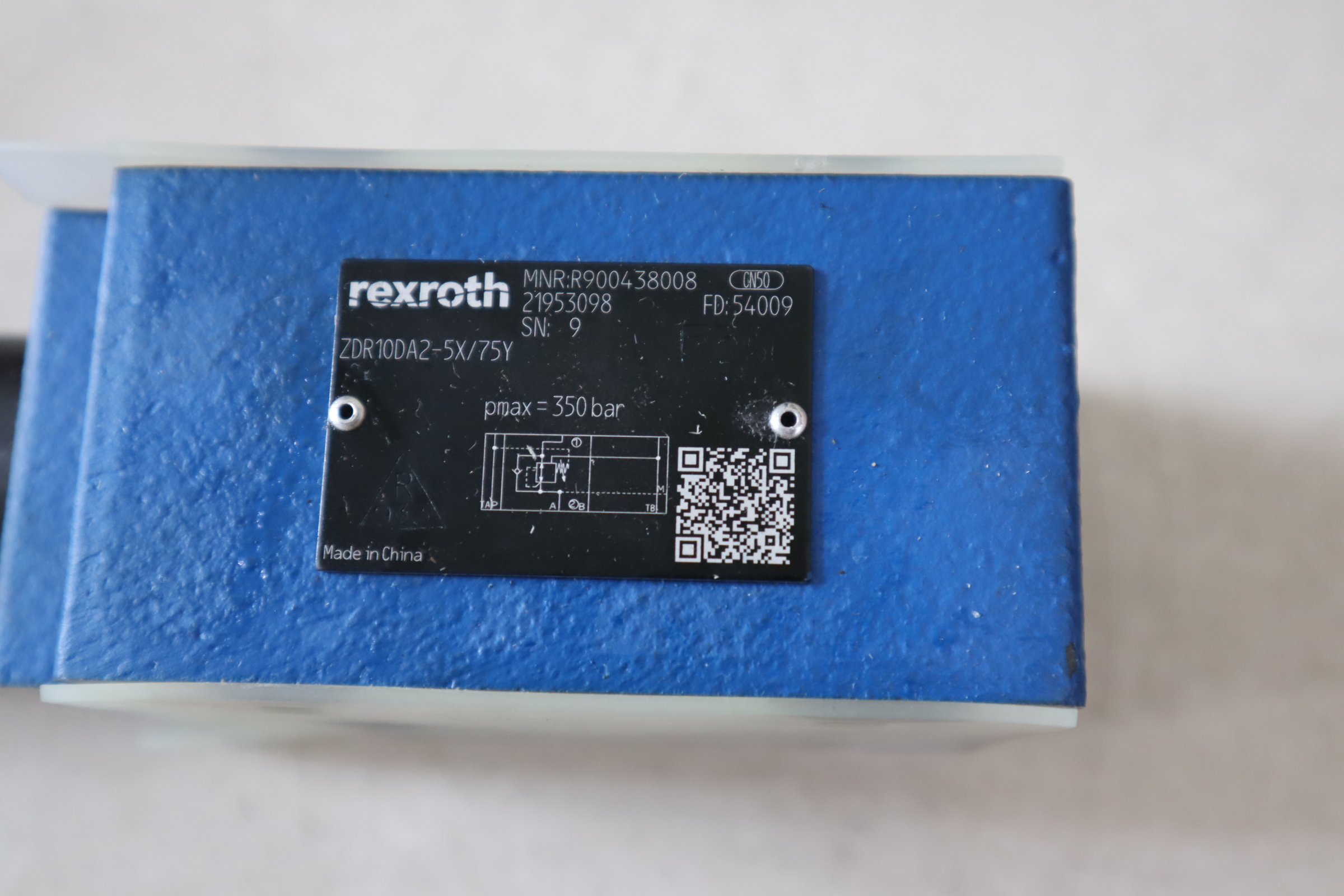 ZDR10DA2-5X/75Y R900438008 ZDR10DA2-52/75Y 力士乐REXROTH阀