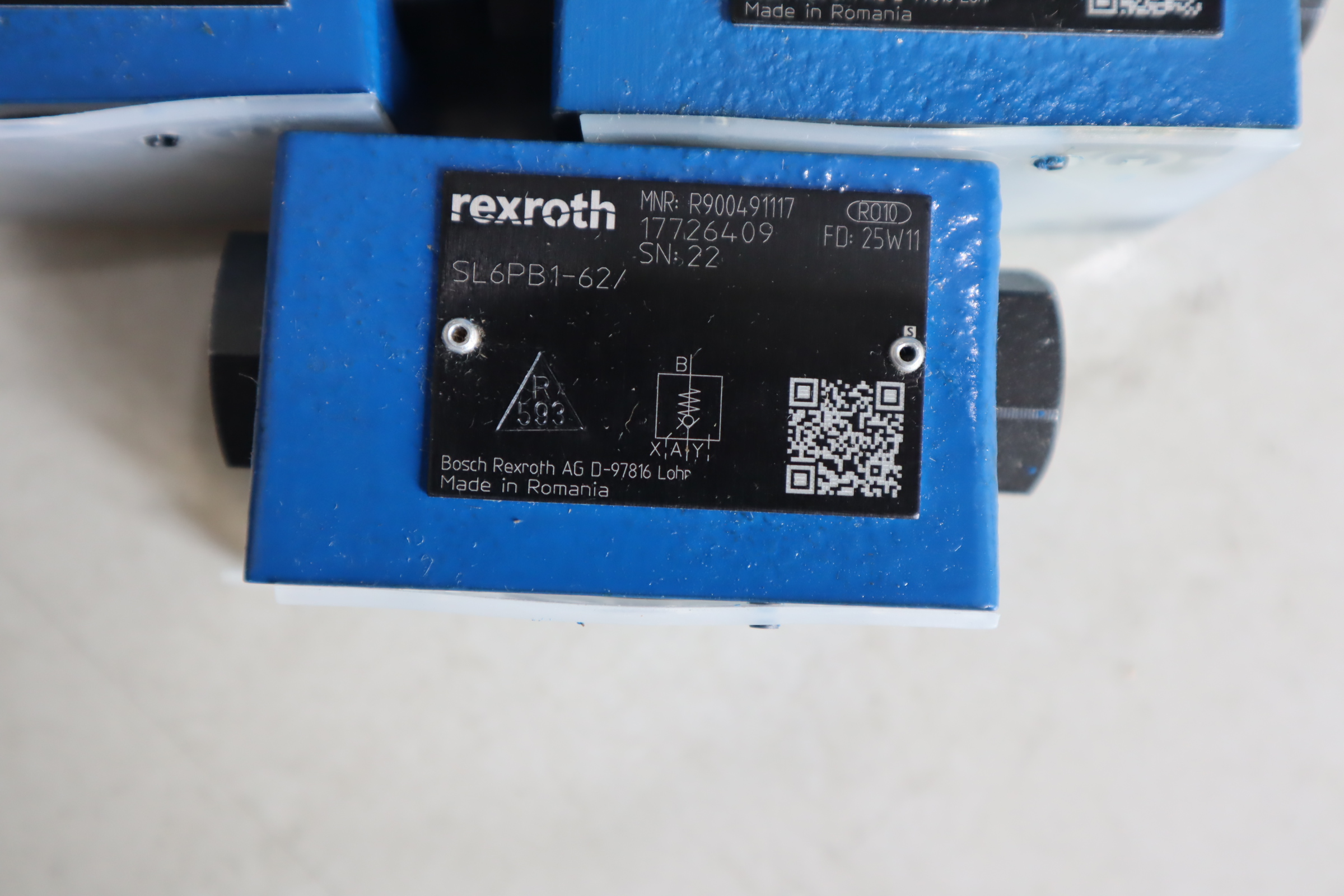 SL6PB1-62/ SL6PB1-6X/ R900491117 德国力士乐REXROTH单向阀