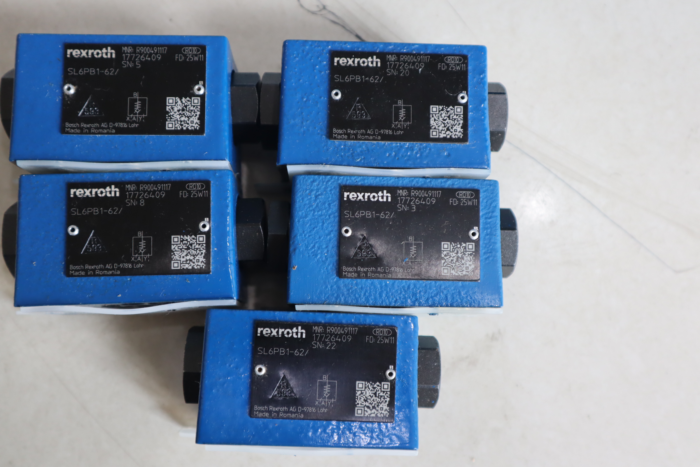 SL6PB1-62/ SL6PB1-6X/ R900491117 德国力士乐REXROTH单向阀