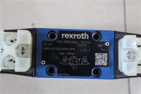 4WE6J10/HG24N9K4/B10 R988138366 德国力士乐REXROTH电磁阀