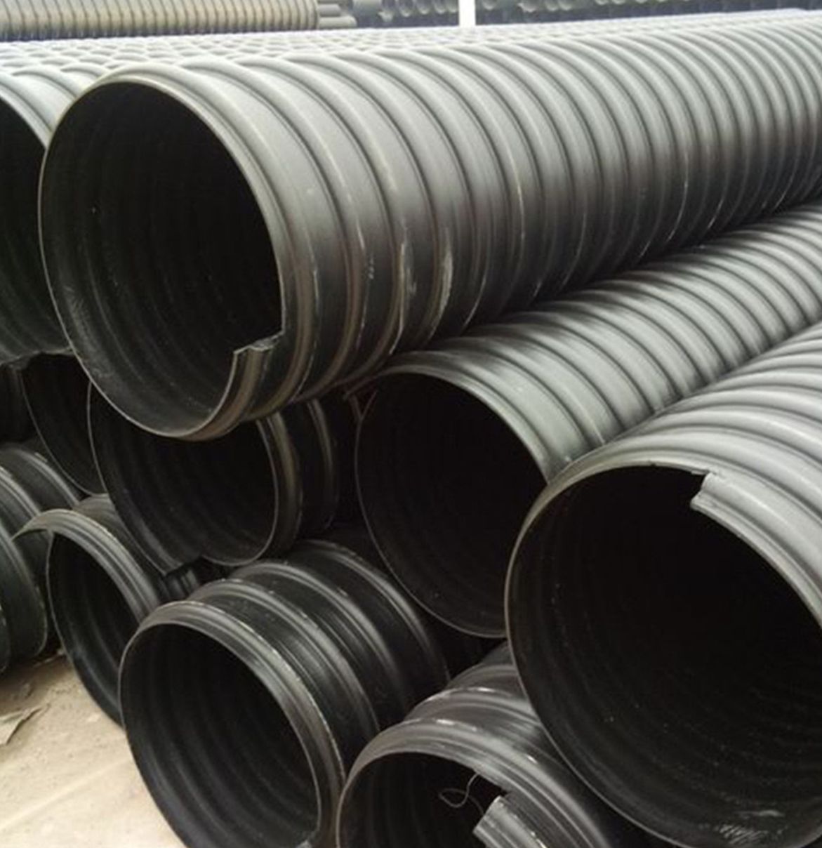 PE钢带螺旋波纹管