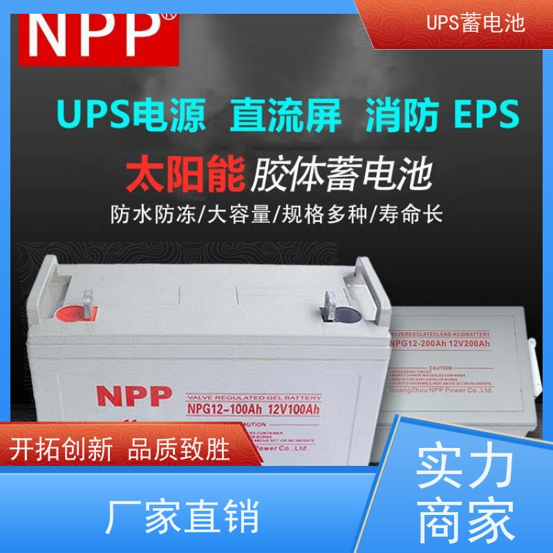 耐普电池厂 NPG12-65  铅酸胶体阀控式 稳压应急备用