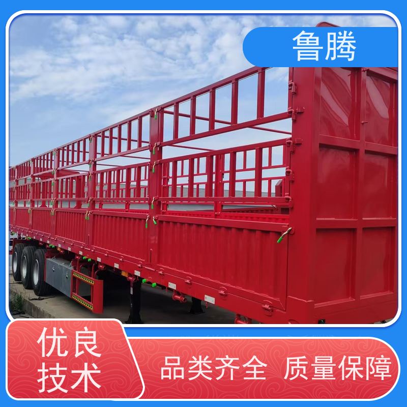 源头实力厂家 13米轻量化花篮半挂车 中置气囊 承载能力强