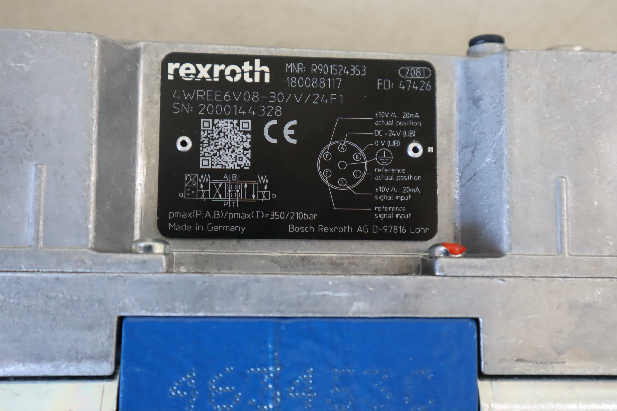 4WREE6V08-30/V/24F1 R901524353 力士乐REXROTH比例阀