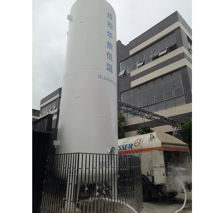 生物医疗低温液体容器 立式平底 5立方液氮储罐 华能